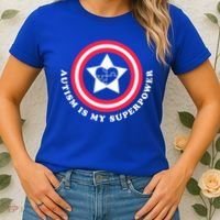 Autism Is My SuperPower Women's T-Shirt thumb 2