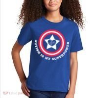 Autism Is My SuperPower Kids T-Shirt thumb 2
