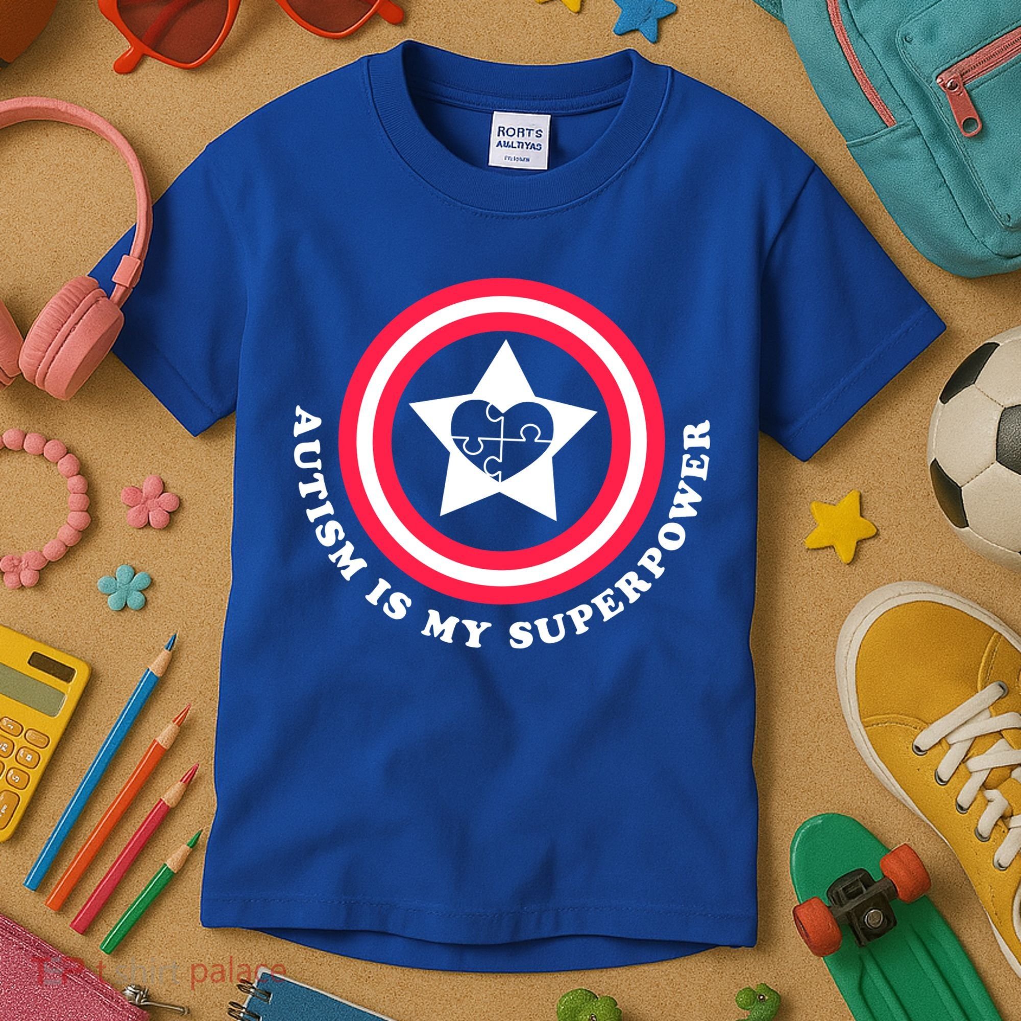 Autism Is My SuperPower Kids T-Shirt