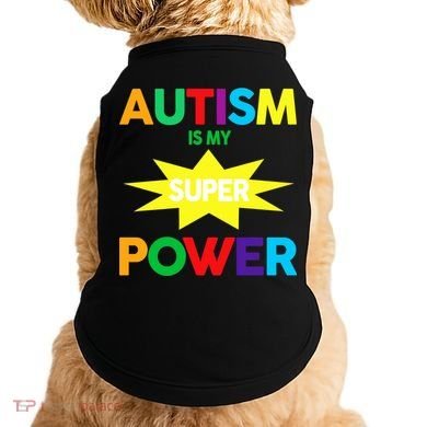 Autism Is My SuperPower Hero Doggie Tank