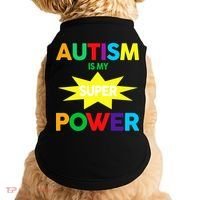 Autism Is My SuperPower Hero Doggie Tank thumb 0