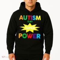 Autism Is My SuperPower Hero Hoodie thumb 2