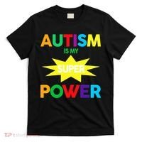 Autism Is My SuperPower Hero T-Shirt thumb 0
