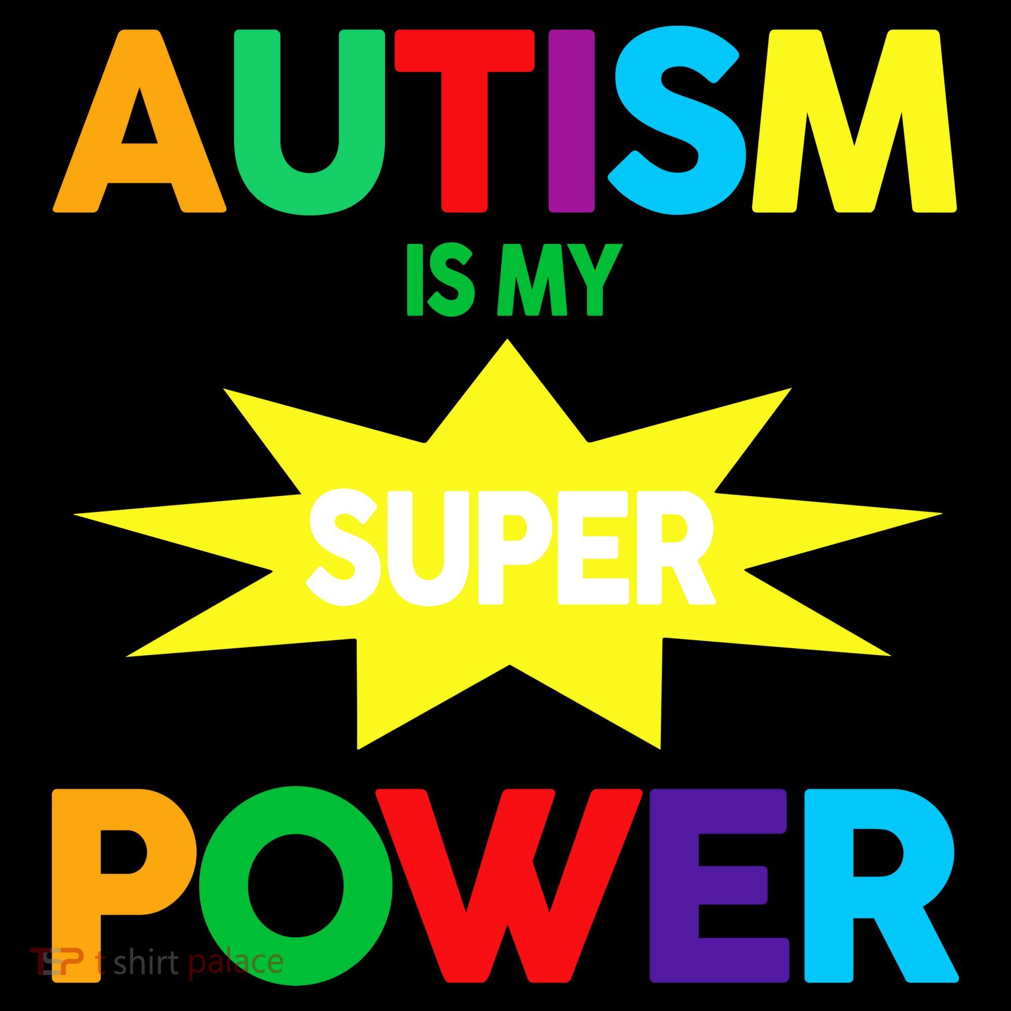Autism Is My SuperPower Hero T-Shirt