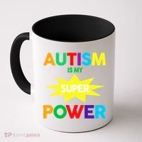 Autism Is My SuperPower Hero Coffee Mug thumb 0