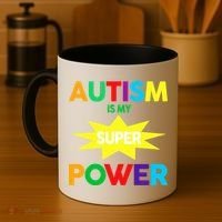 Autism Is My SuperPower Hero Coffee Mug thumb 4
