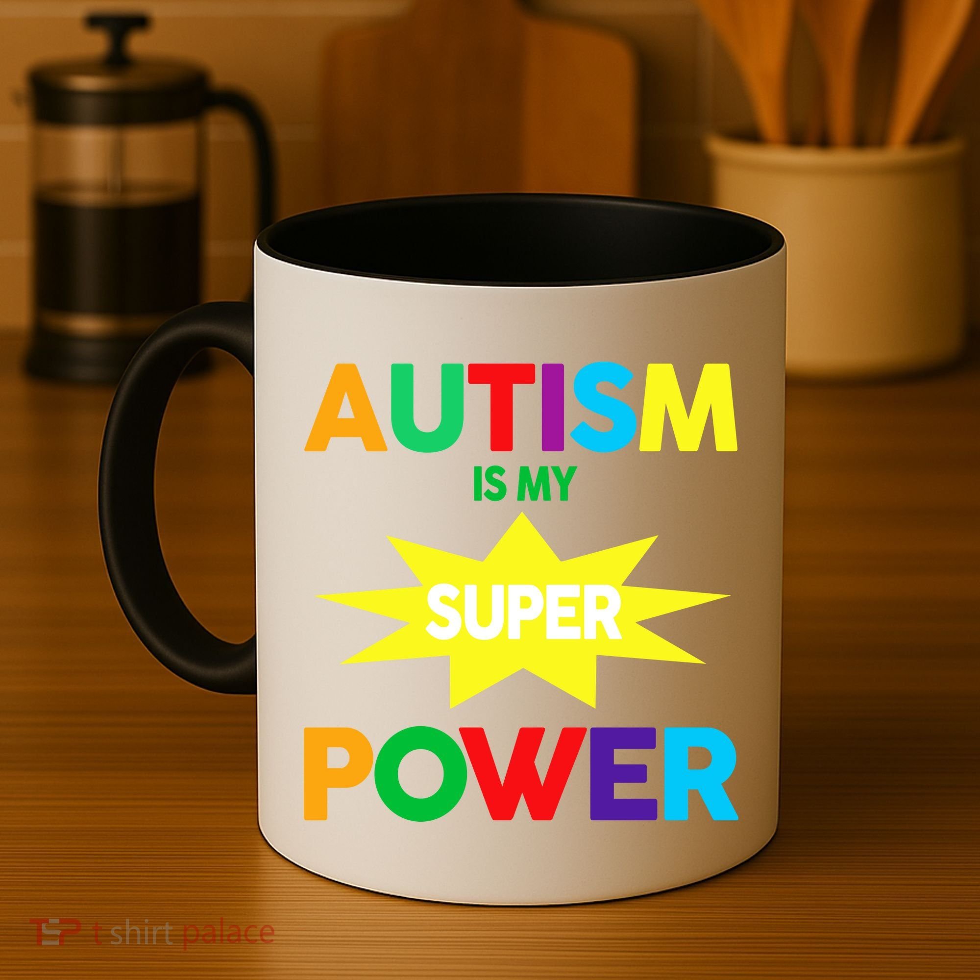 Autism Is My SuperPower Hero Coffee Mug