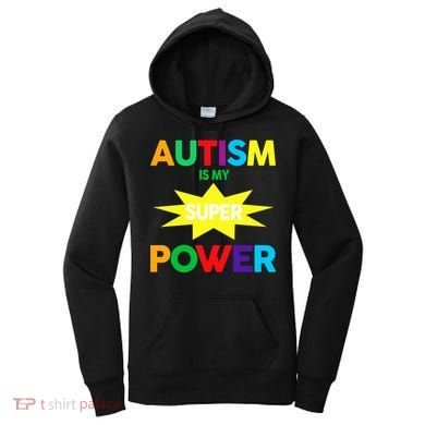 Autism Is My SuperPower Hero Women's Hoodie