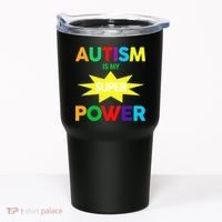 Autism Is My SuperPower Hero Tumbler thumb 0