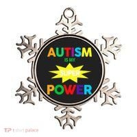 Autism Is My SuperPower Hero Ornament thumb 0