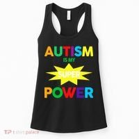 Autism Is My SuperPower Hero Women's Tank Top thumb 0