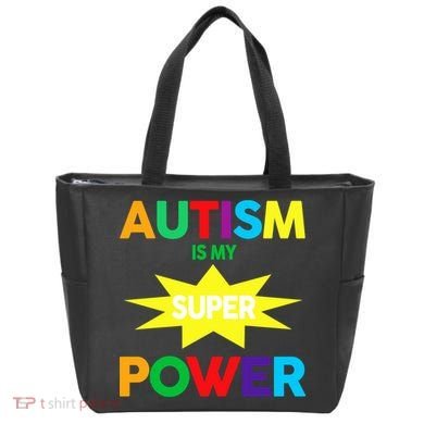 Autism Is My SuperPower Hero Tote Bag