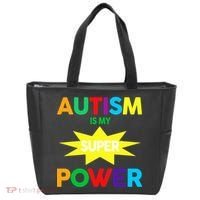 Autism Is My SuperPower Hero Tote Bag thumb 0
