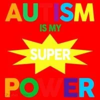 Autism Is My SuperPower Hero Santa Hat thumb 1