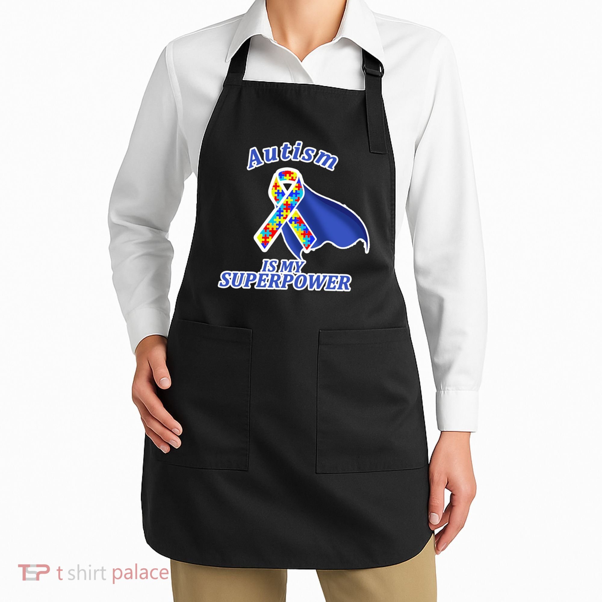 Autism Is My Superpower Super Hero Cape Apron