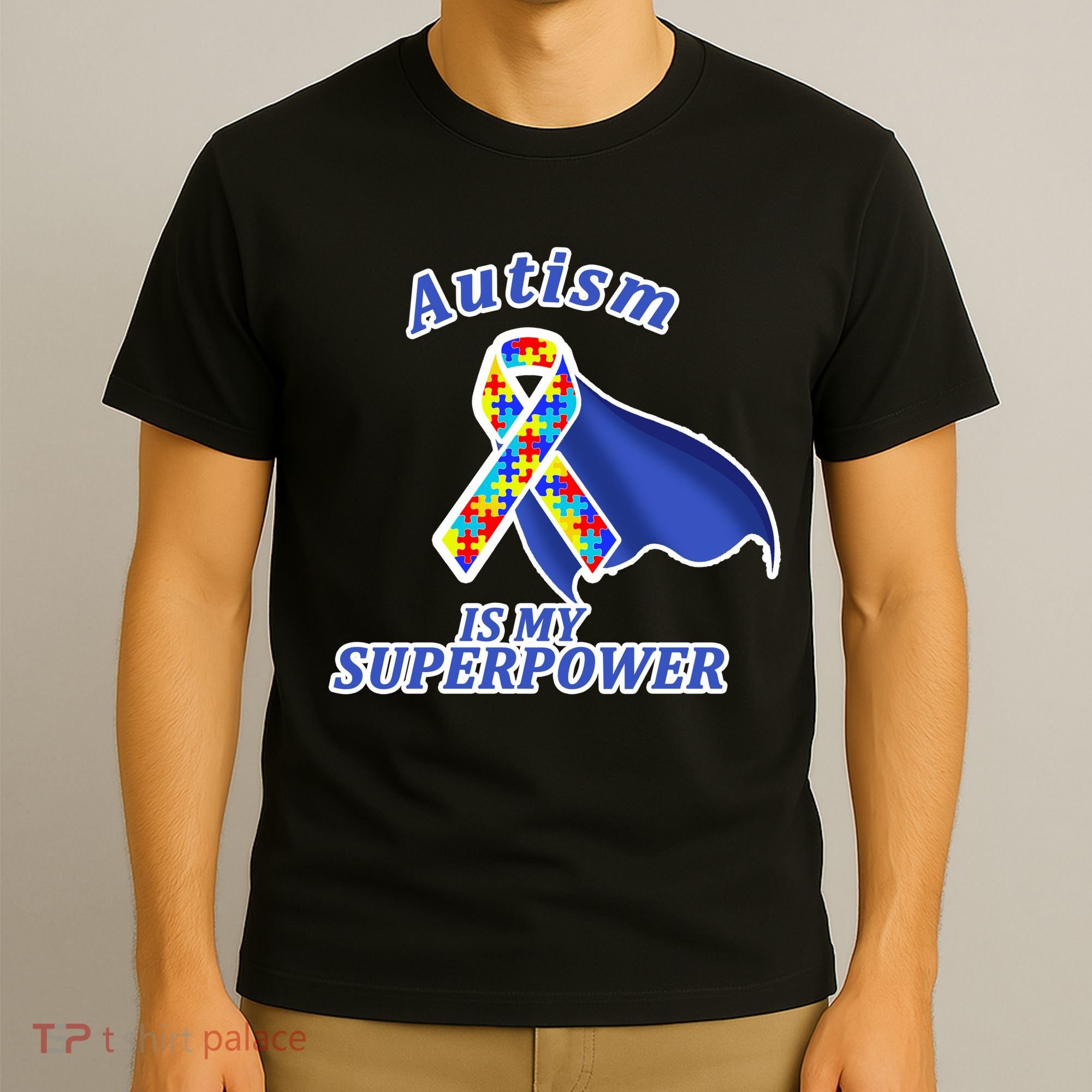 Autism Is My Superpower Super Hero Cape T-Shirt
