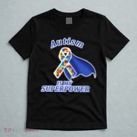 Autism Is My Superpower Super Hero Cape T-Shirt thumb 5