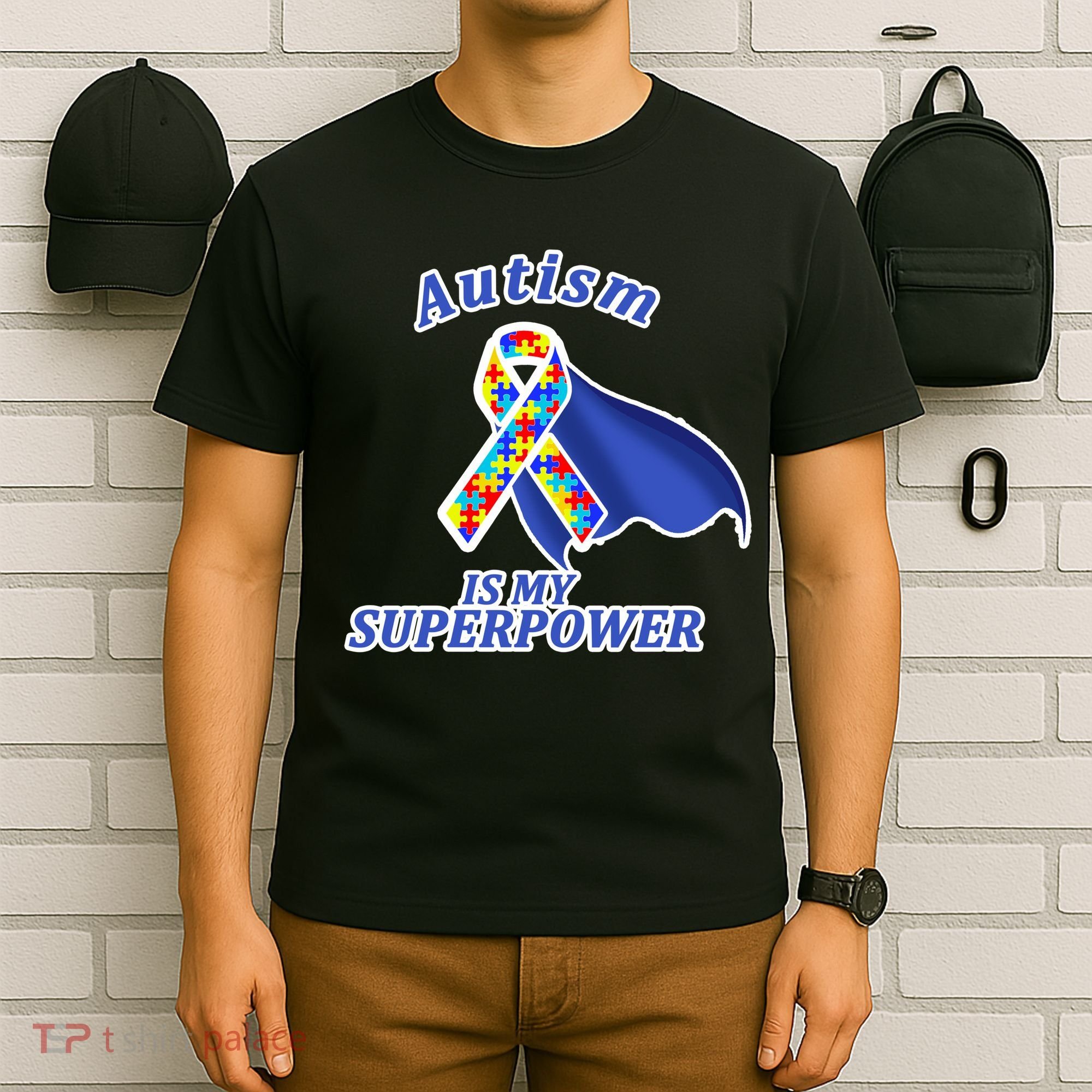 Autism Is My Superpower Super Hero Cape T-Shirt