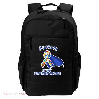 Autism Is My Superpower Super Hero Cape Backpack