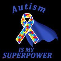 Autism Is My Superpower Super Hero Cape Coffee Mug thumb 5