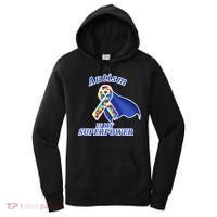 Autism Is My Superpower Super Hero Cape Women's Hoodie thumb 0