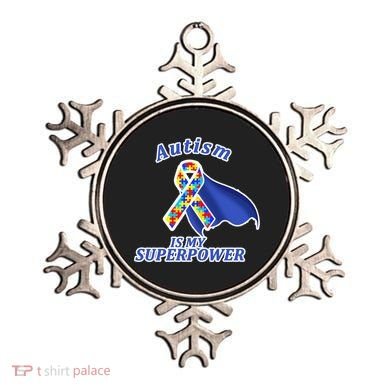 Autism Is My Superpower Super Hero Cape Ornament