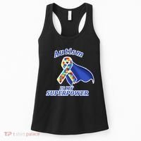 Autism Is My Superpower Super Hero Cape Women's Tank Top thumb 0