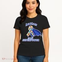 Autism Is My Superpower Super Hero Cape Women's T-Shirt thumb 4