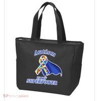 Autism Is My Superpower Super Hero Cape Tote Bag thumb 3