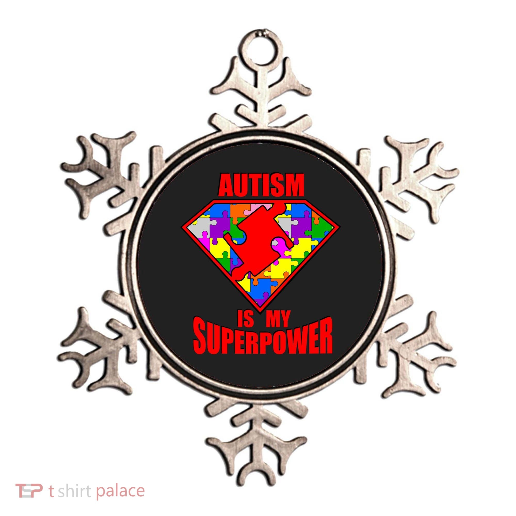 Autism Is My Superpower Superheo Ornament