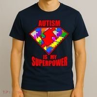 Autism Is My Superpower Superheo T-Shirt thumb 3