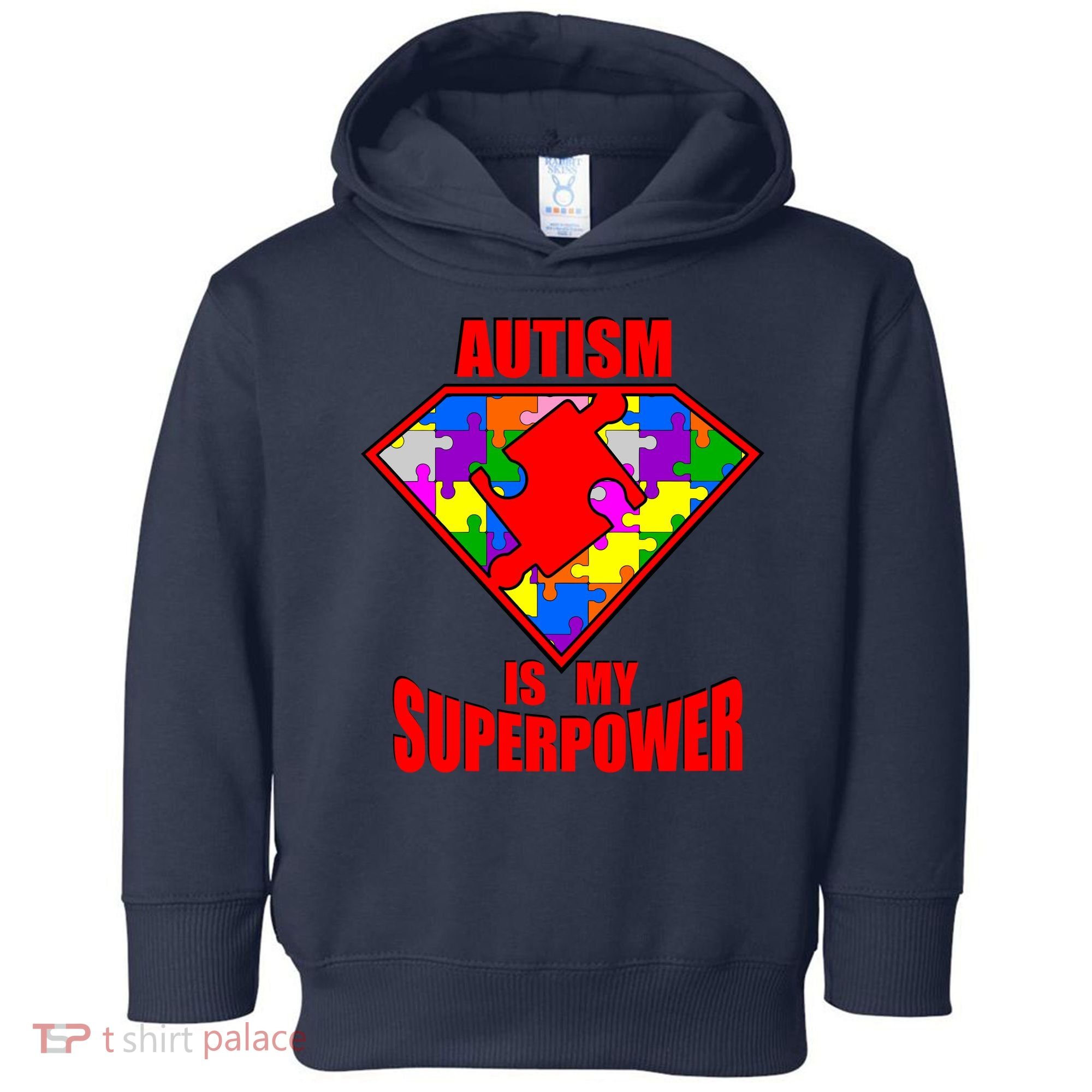 Autism Is My Superpower Superheo Toddler Hoodie