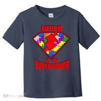 Autism Is My Superpower Superheo Toddler T-Shirt thumb 0
