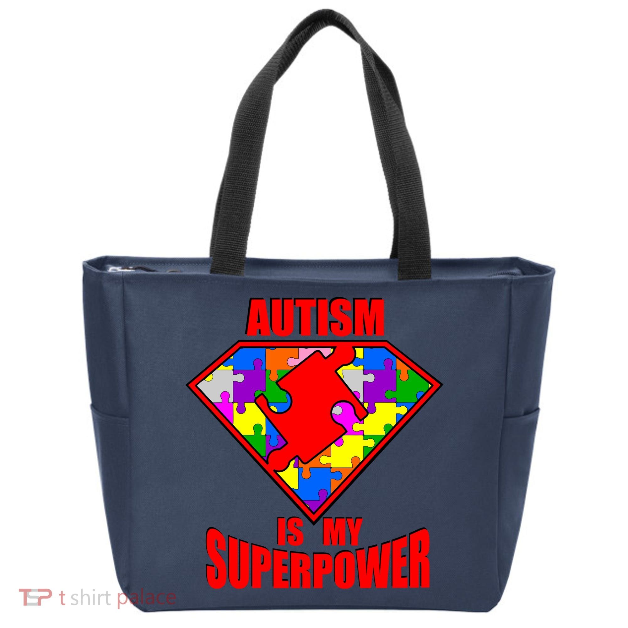 Autism Is My Superpower Superheo Tote Bag