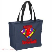 Autism Is My Superpower Superheo Tote Bag thumb 2