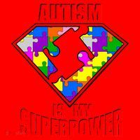 Autism Is My Superpower Superheo Santa Hat thumb 1