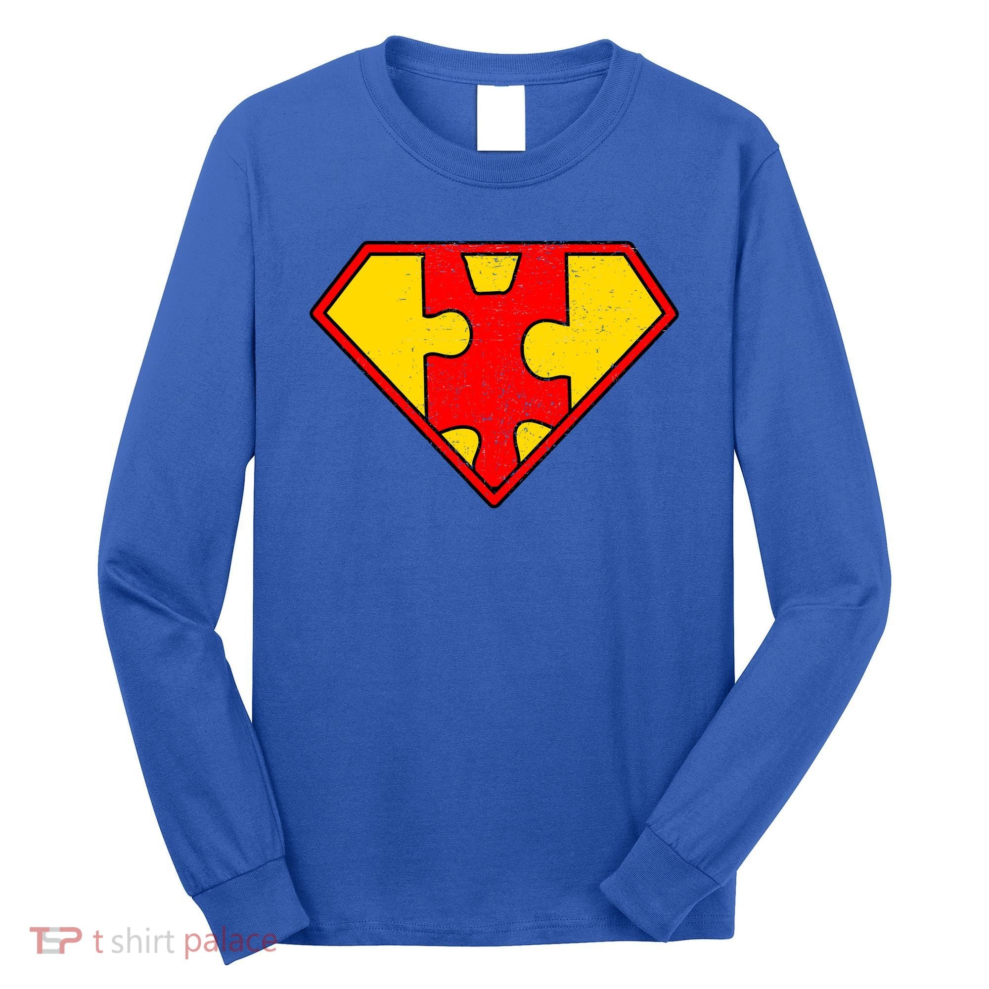 Autism Is My Superpower! Superhero Long Sleeve Shirt