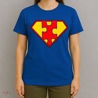 Autism Is My Superpower! Superhero T-Shirt thumb 4