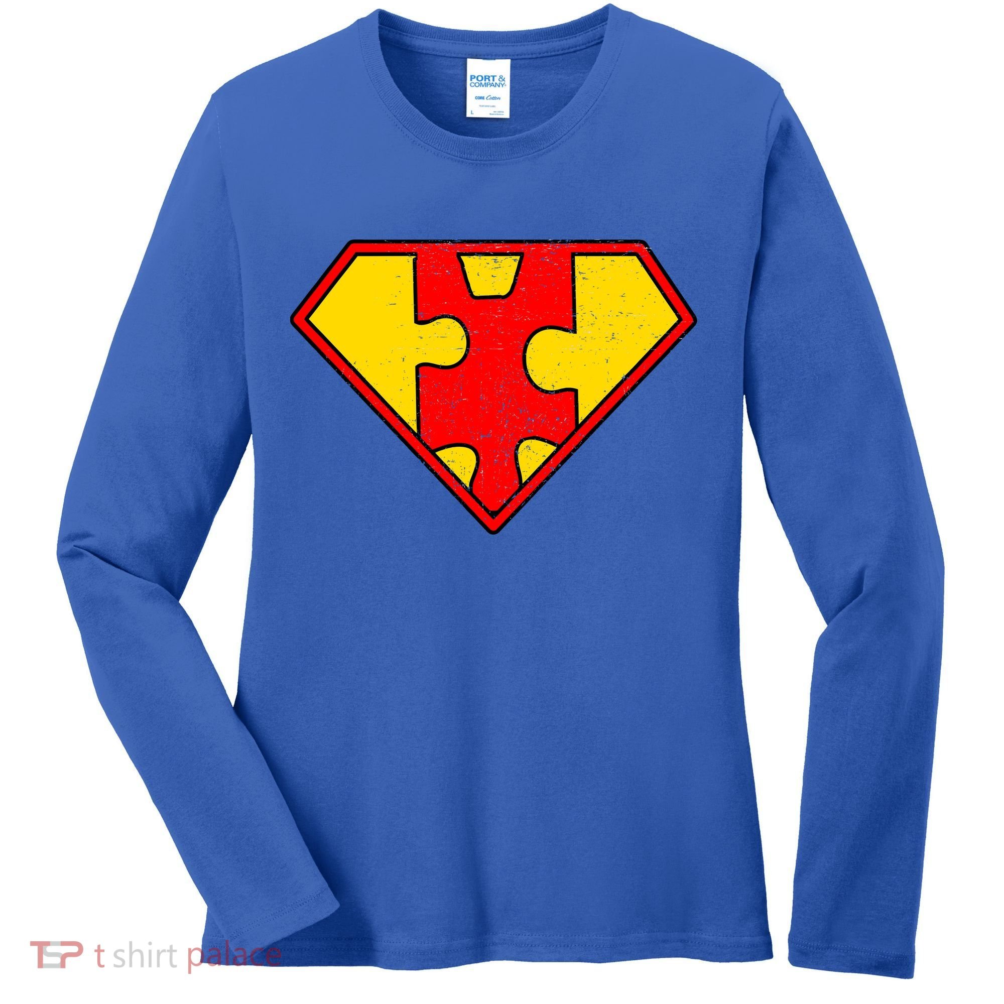 Autism Is My Superpower! Superhero Women's Long Sleeve Shirt