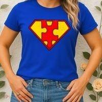 Autism Is My Superpower! Superhero Women's T-Shirt thumb 2