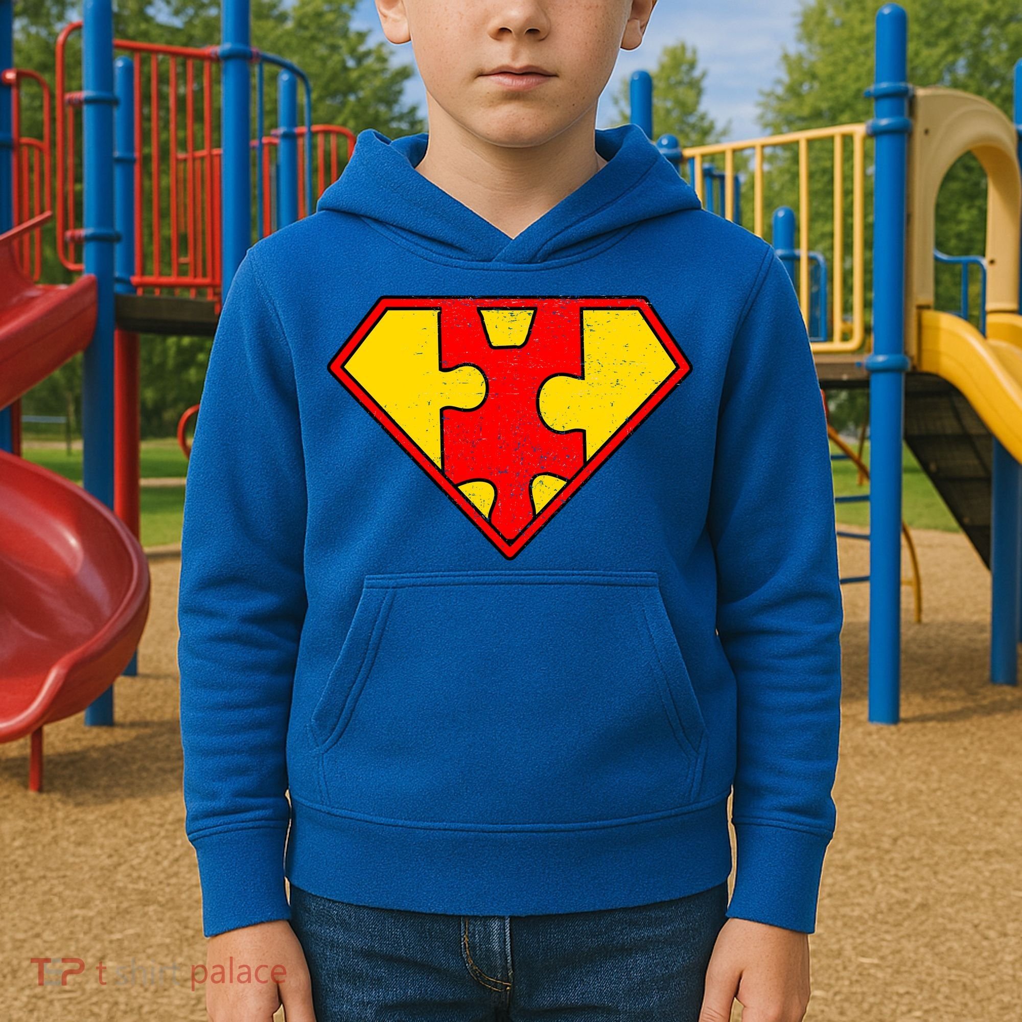 Autism Is My Superpower! Superhero Kids Hoodie