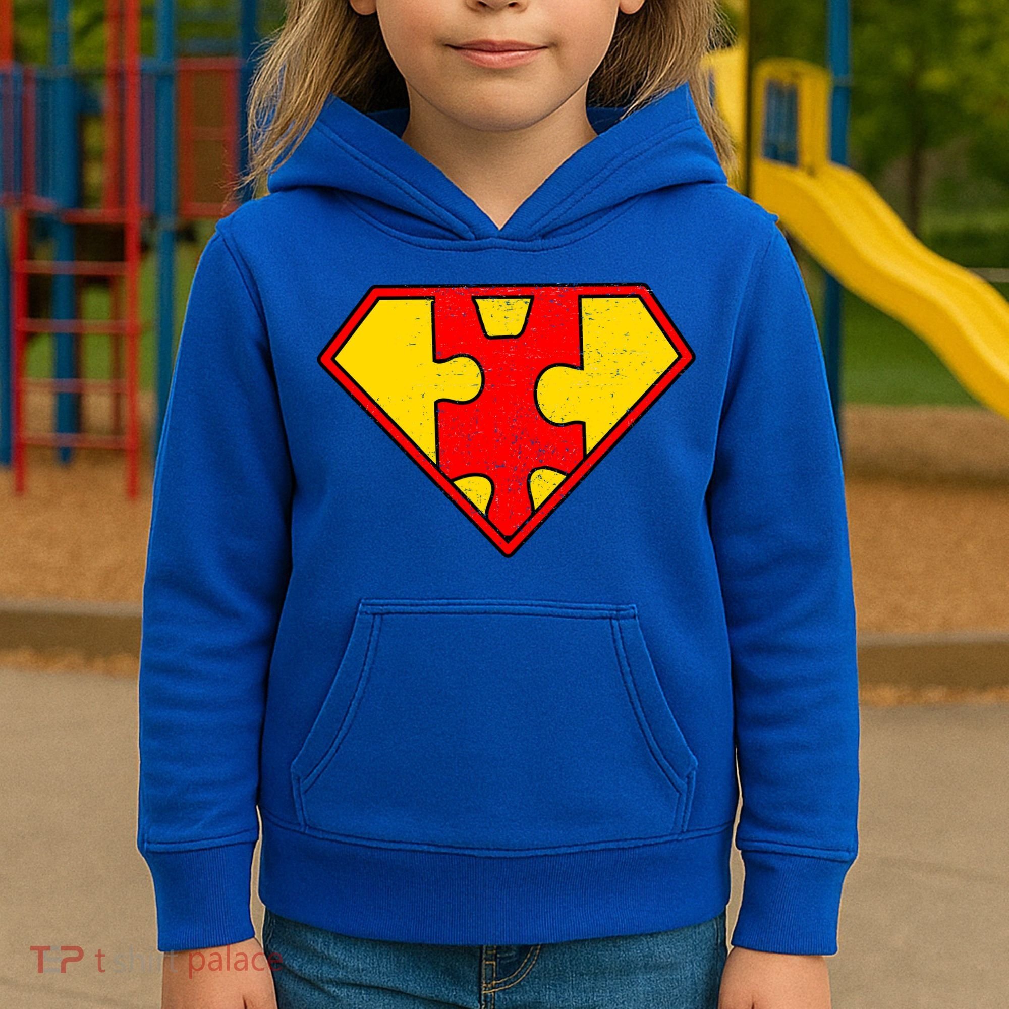 Autism Is My Superpower! Superhero Kids Hoodie