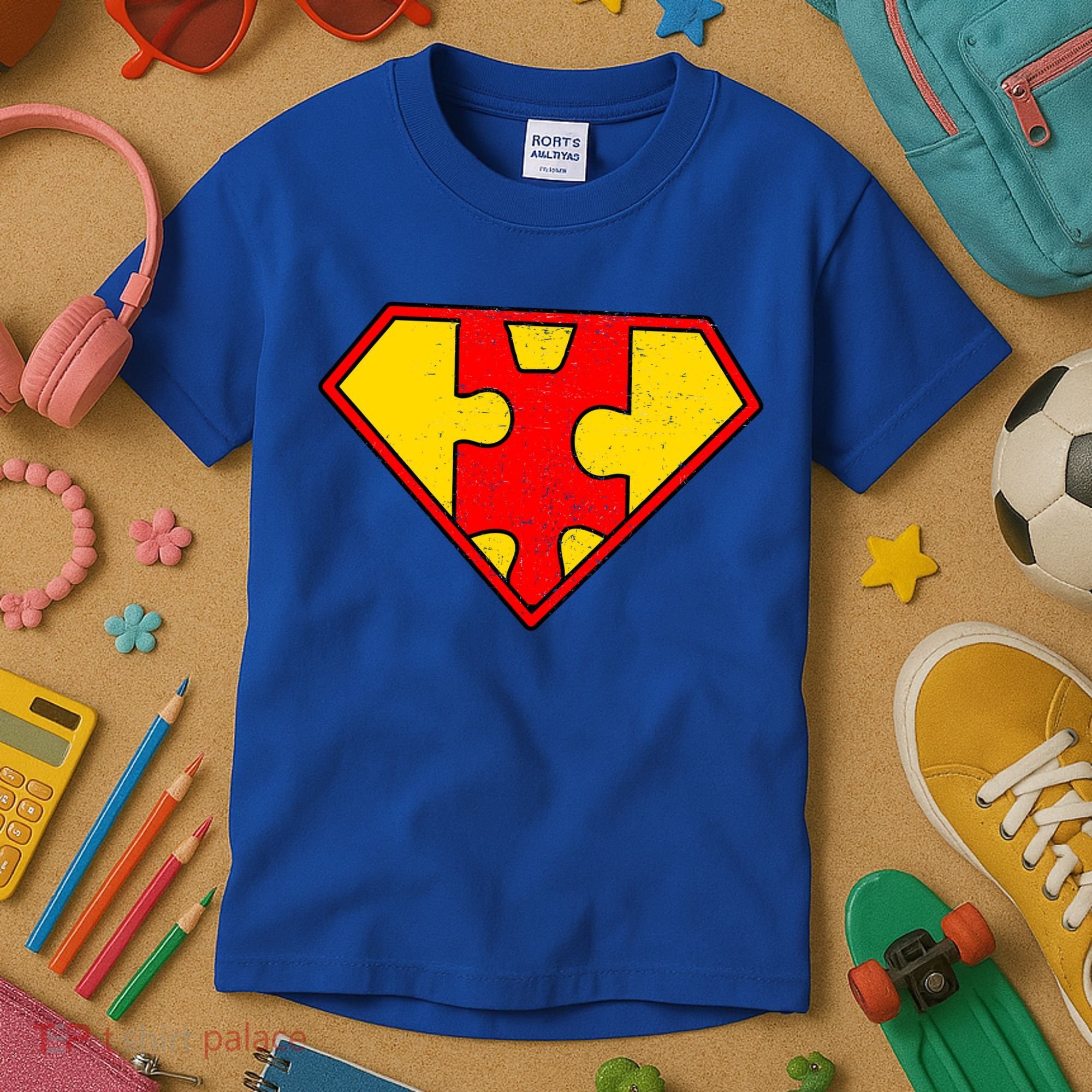 Autism Is My Superpower! Superhero Kids T-Shirt