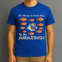 Autism It's Always A Great Day To Be Amazing T-Shirt thumb 3