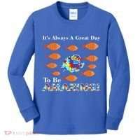 Autism It's Always A Great Day To Be Amazing Kids Long Sleeve Shirt thumb 0