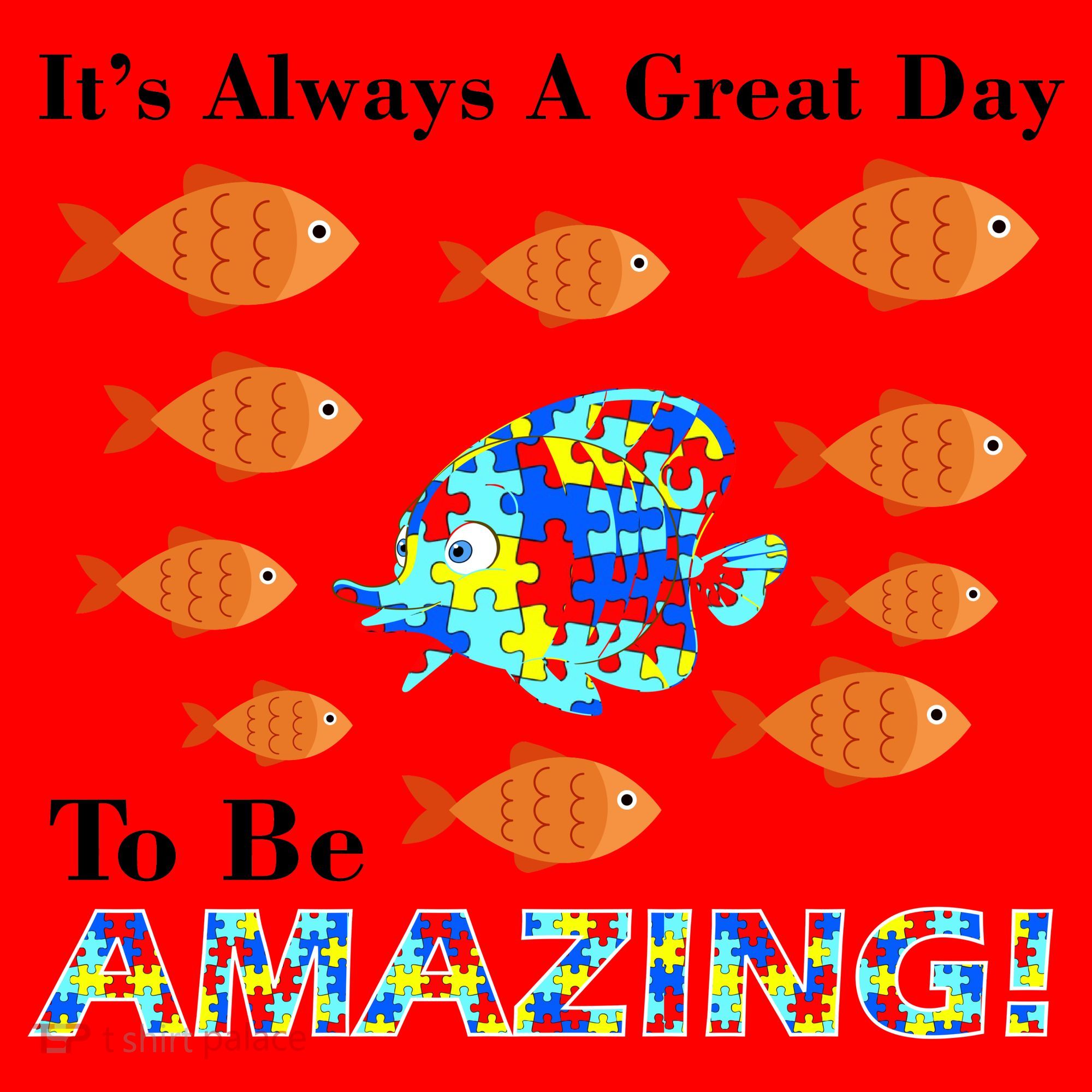 Autism It's Always A Great Day To Be Amazing Santa Hat