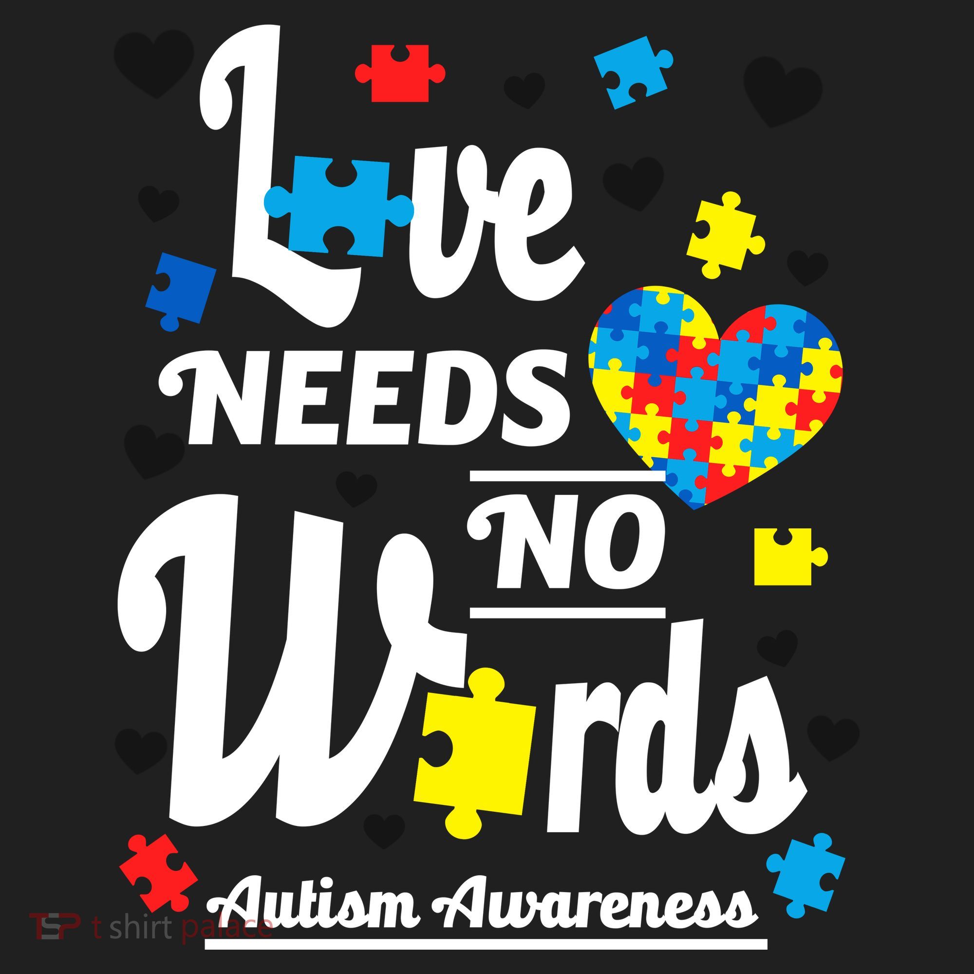 Autism Love Needs No Words Tumbler