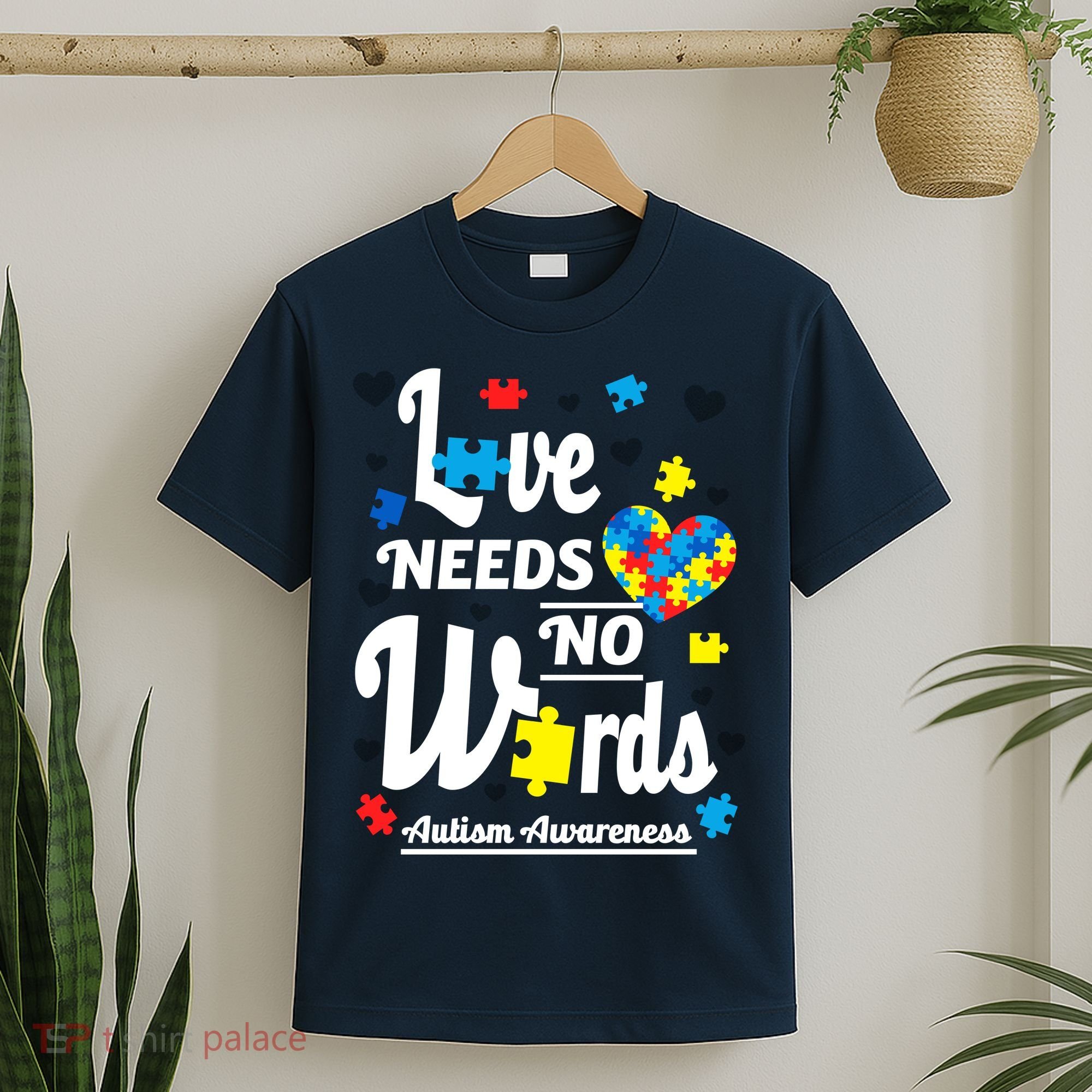 Autism Love Needs No Words T-Shirt
