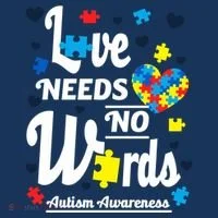 Autism Love Needs No Words Bucket Hat thumb 4