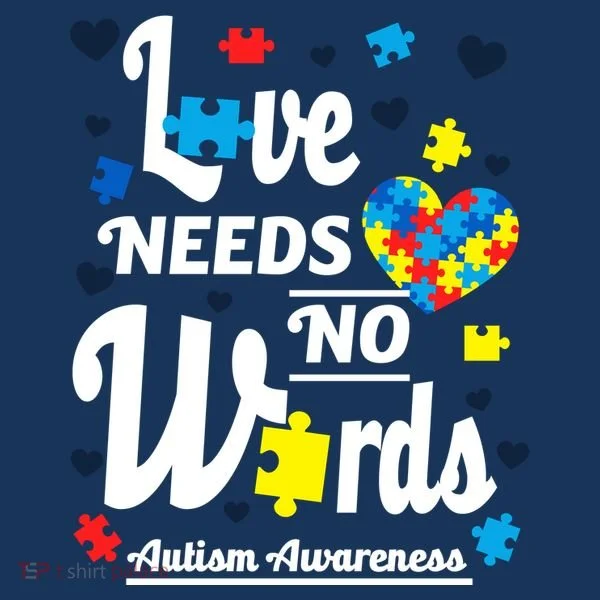 Autism Love Needs No Words Bucket Hat
